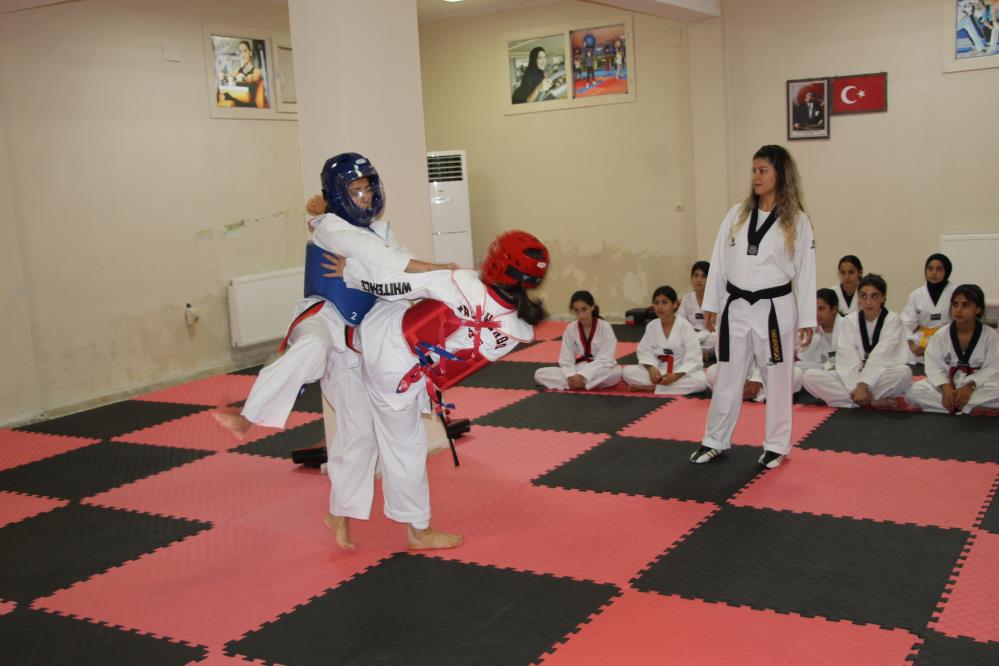 Şırnaklı kadınlar tekvandoya merak sardı