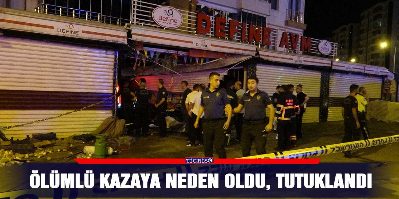 VİDEO - Ölümlü kazaya neden oldu, tutuklandı