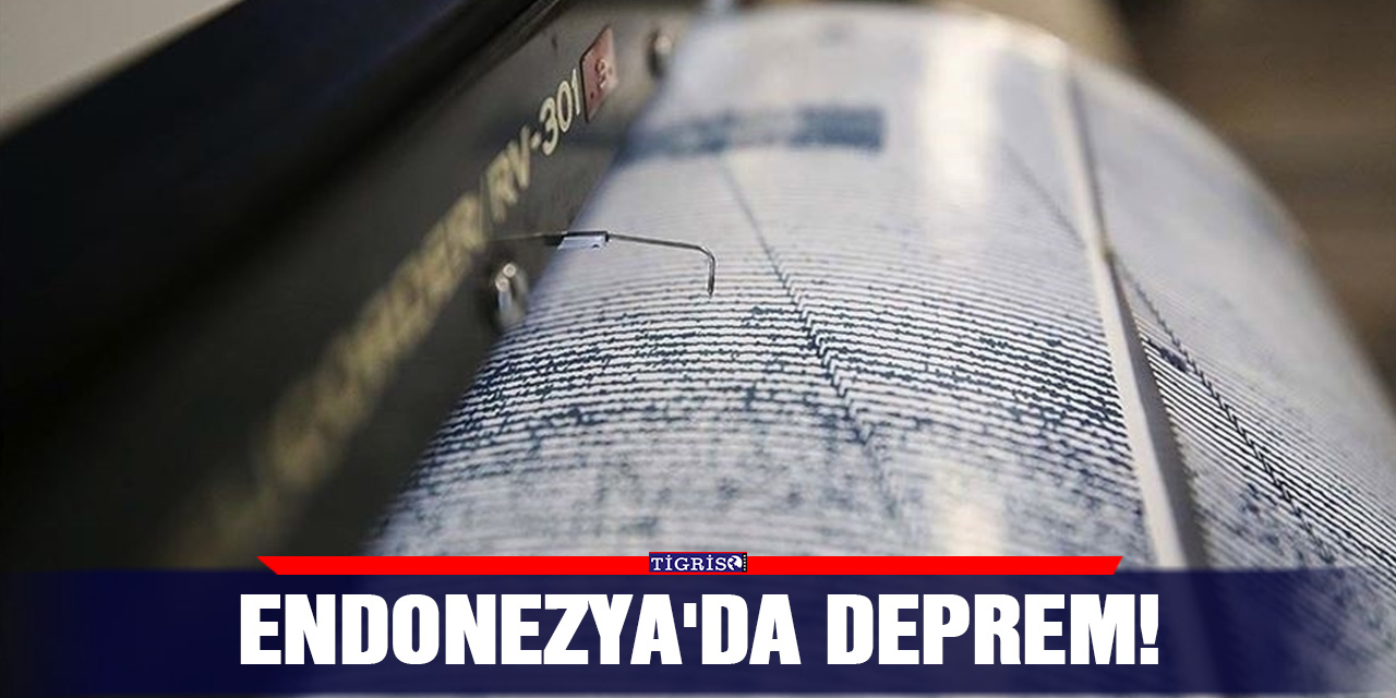 Endonezya'da deprem!