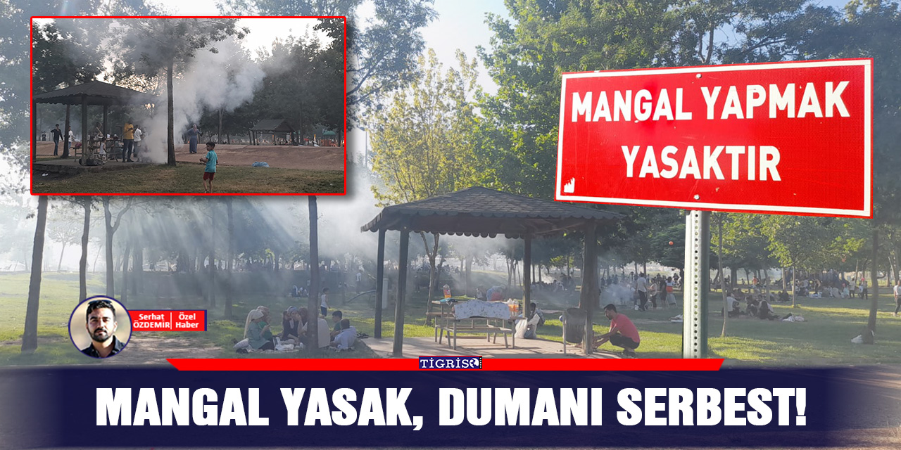 VİDEO - Mangal yasak, dumanı serbest!