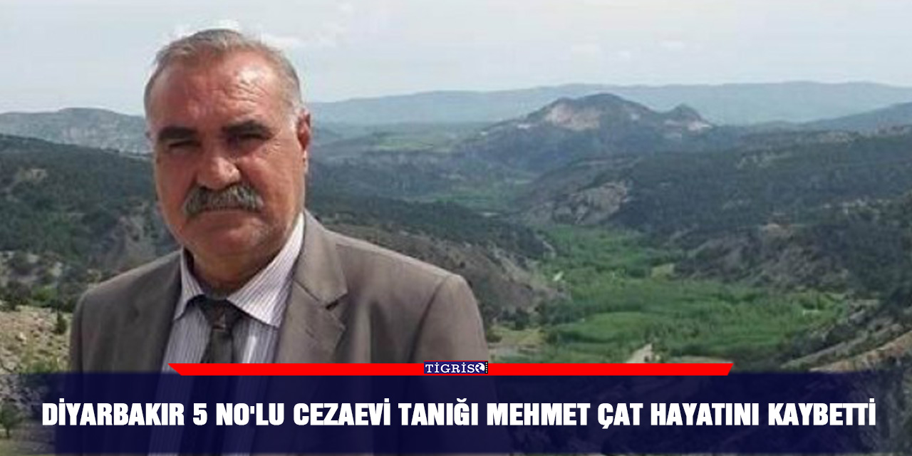 Diyarbakır 5 No'lu Cezaevi tanığı Mehmet Çat hayatını kaybetti