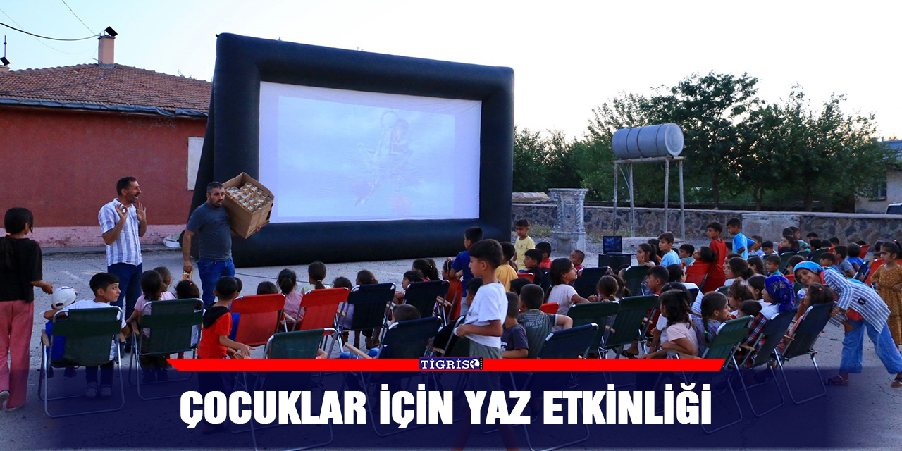 Çocuklar için yaz etkinliği