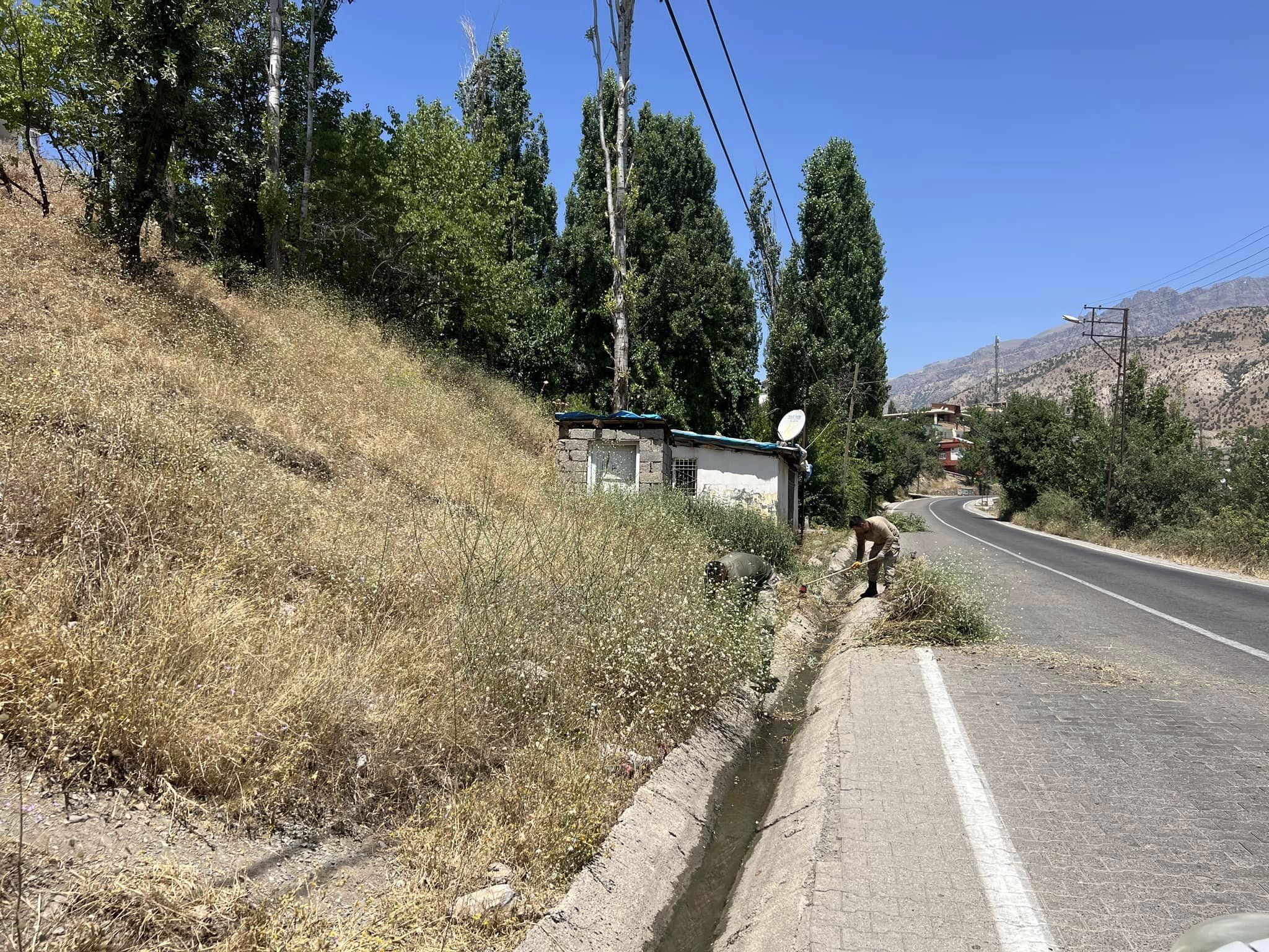 Hilal Belediyesinden temizlik çalışması