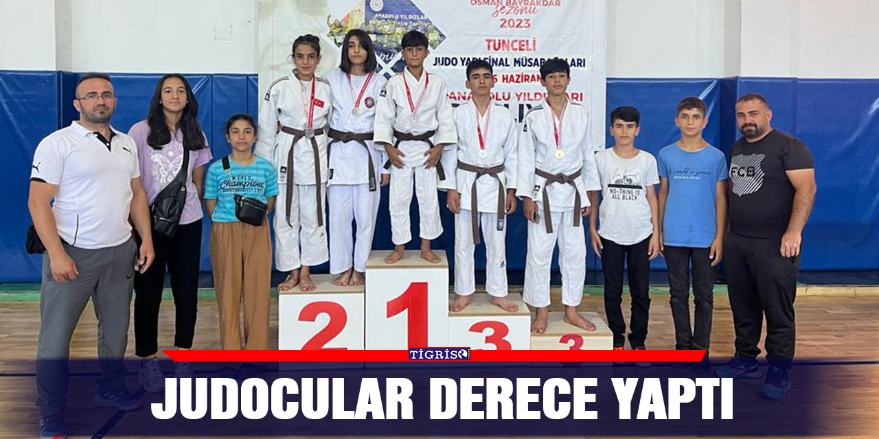 Judocular derece yaptı