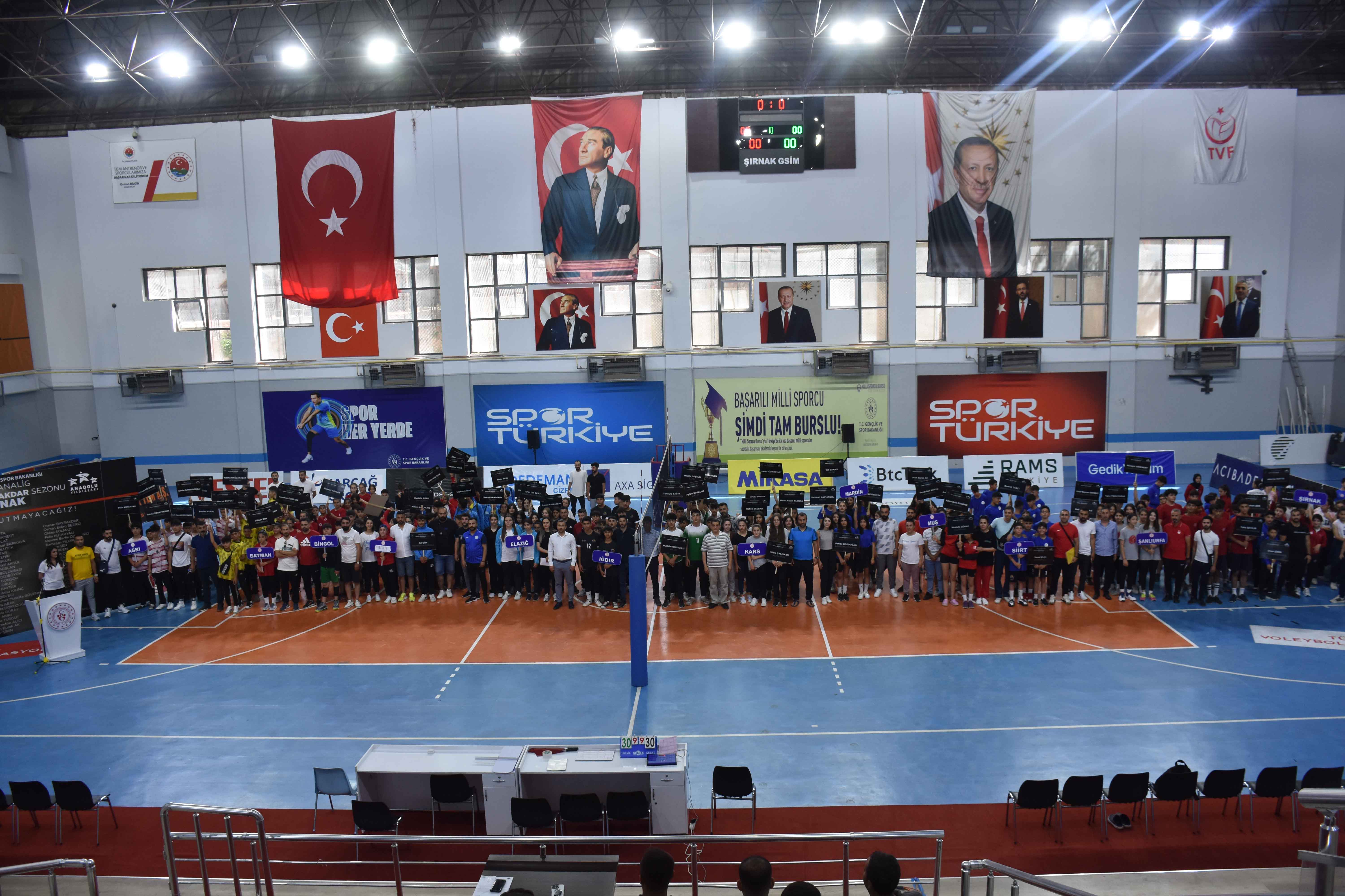 ANALİG voleybol çeyrek final müsabakaları başladı
