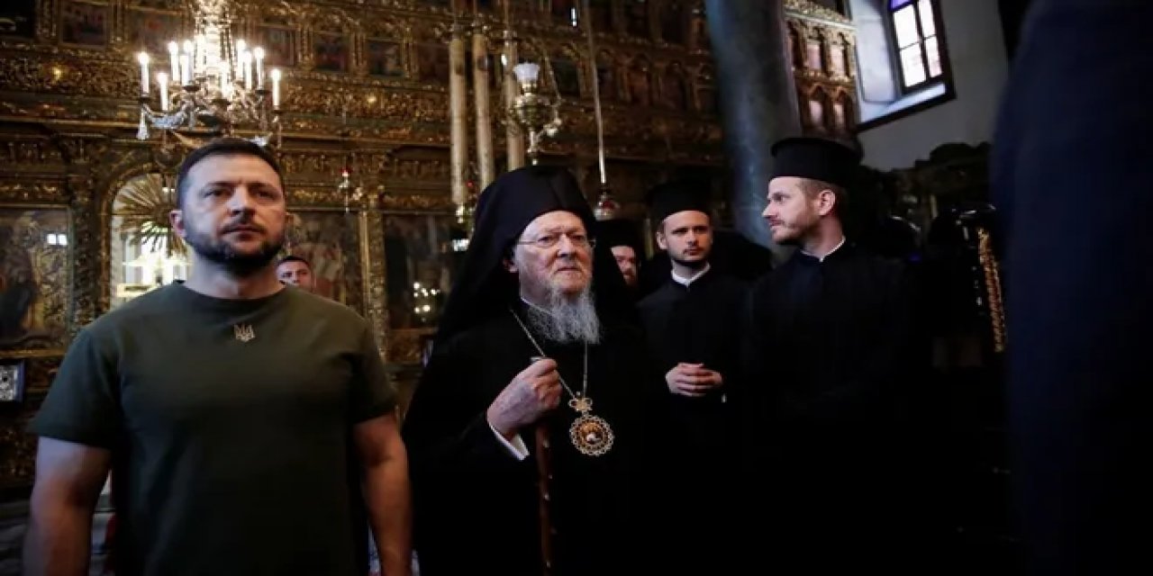 Ukrayna lideri Zelenskiy, Fener Rum Patrikhanesi’nde