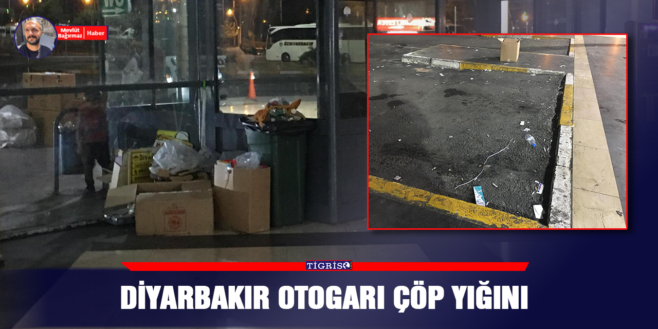 VİDEO - Diyarbakır Otogarı çöp yığını