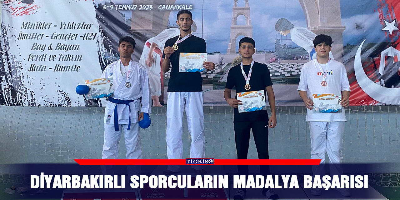 Diyarbakırlı sporcuların madalya başarısı