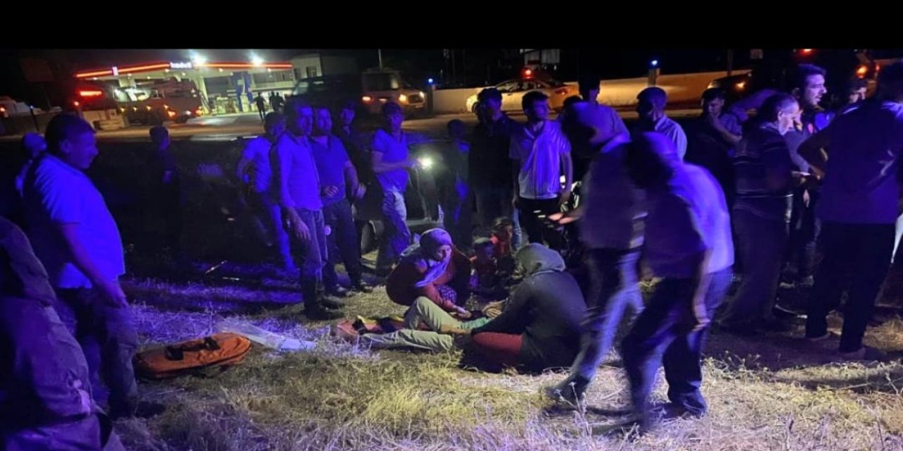 Diyarbakır’da kaza: 2’si çocuk, 1’i ağır 6 yaralı