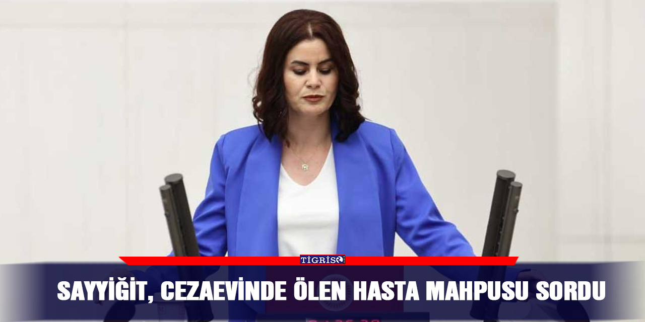 Sayyiğit, cezaevinde ölen hasta mahpusu sordu