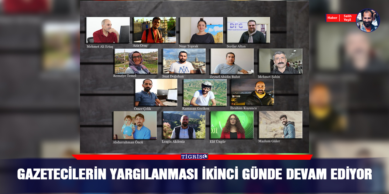 Gazetecilerin yargılanması ikinci günde devam ediyor