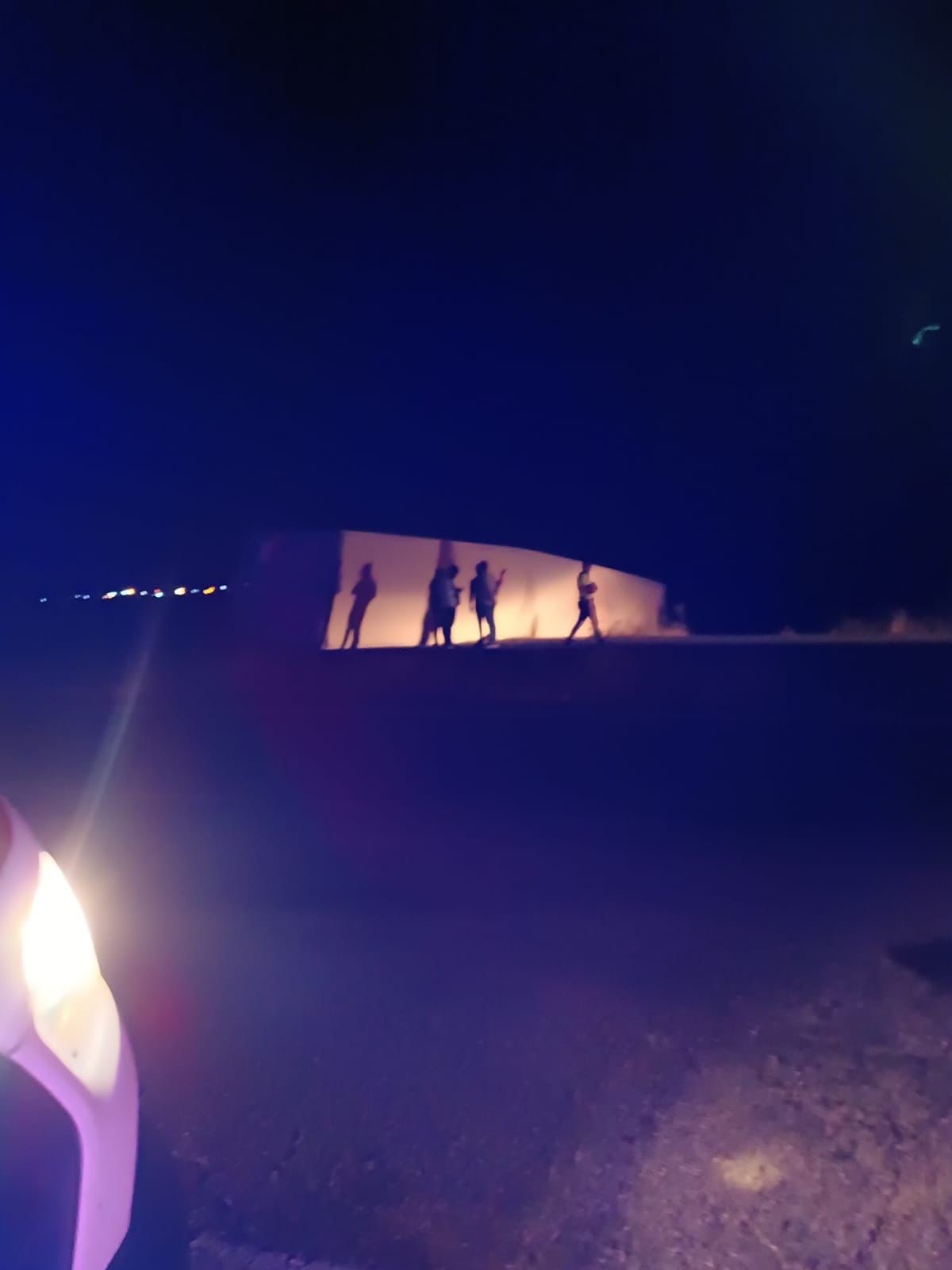 TIR kontrolden çıktı, 1 yaralı