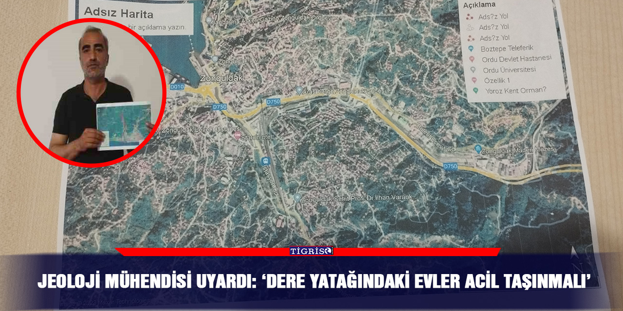 Jeoloji mühendisi uyardı: ‘Dere yatağındaki evler acil taşınmalı’