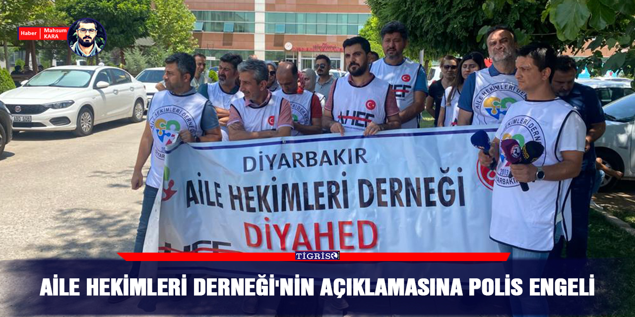 VİDEO - Aile Hekimleri Derneği'nin açıklamasına polis engeli