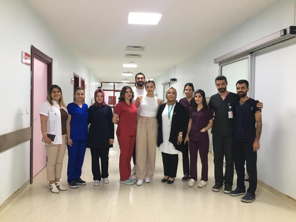 Sağlığına kavuştu, teşekküre geldi