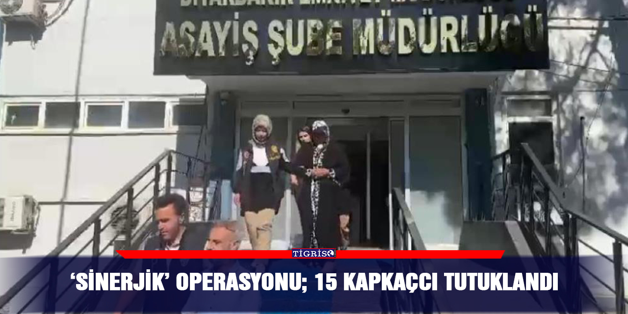 ‘Sinerjik’ operasyonu; 15 kapkaçcı tutuklandı