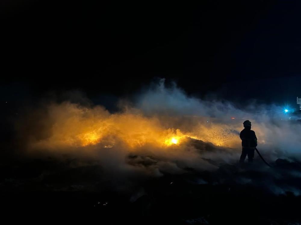 Mardin OSB’deki yangın söndürüldü
