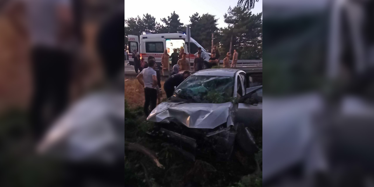 Otomobil şarampole uçtu: 4 yaralı