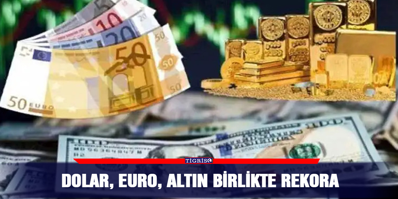 Dolar, Euro, Altın birlikte rekora