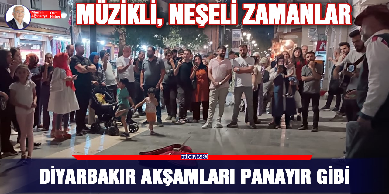VİDEO - Diyarbakır akşamları panayır gibi