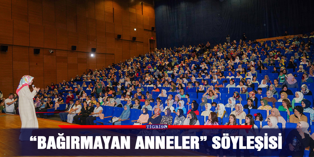 “Bağırmayan Anneler” söyleşisi