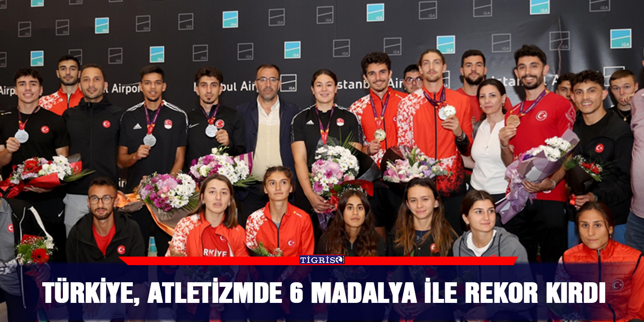 Türkiye, atletizmde 6 madalya ile rekor kırdı