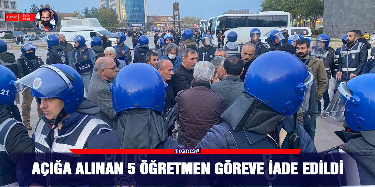 Açığa alınan 5 öğretmen göreve iade edildi