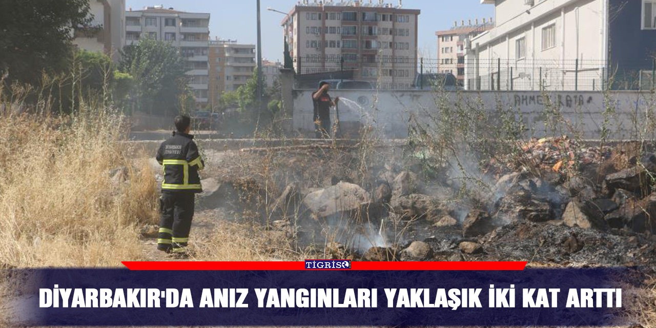 Diyarbakır'da anız yangınları yaklaşık iki kat arttı