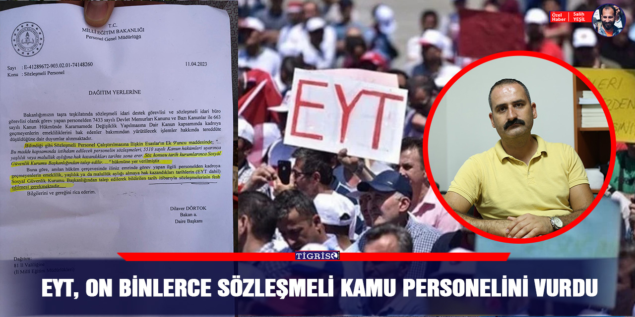 EYT, on binlerce sözleşmeli kamu personelini vurdu