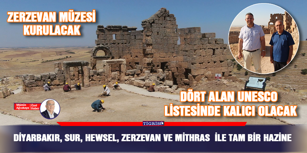VİDEO - Diyarbakır; Sur, Hewsel, Zerzevan ve Mithras ile tam bir hazine