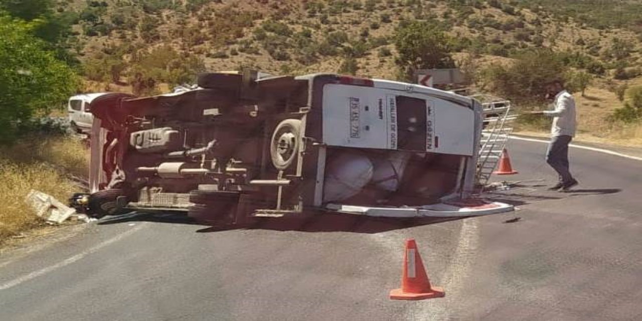 Diyarbakır’da kaza: 10 yaralı