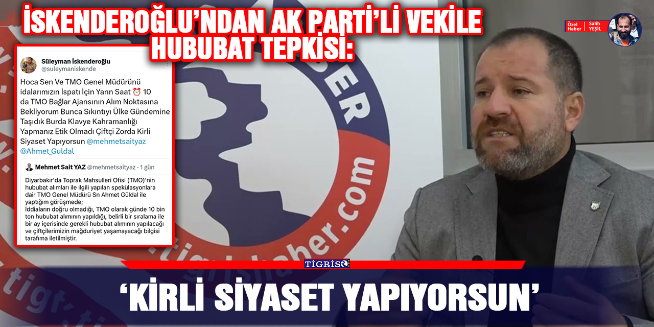 ‘Kirli siyaset yapıyorsun’