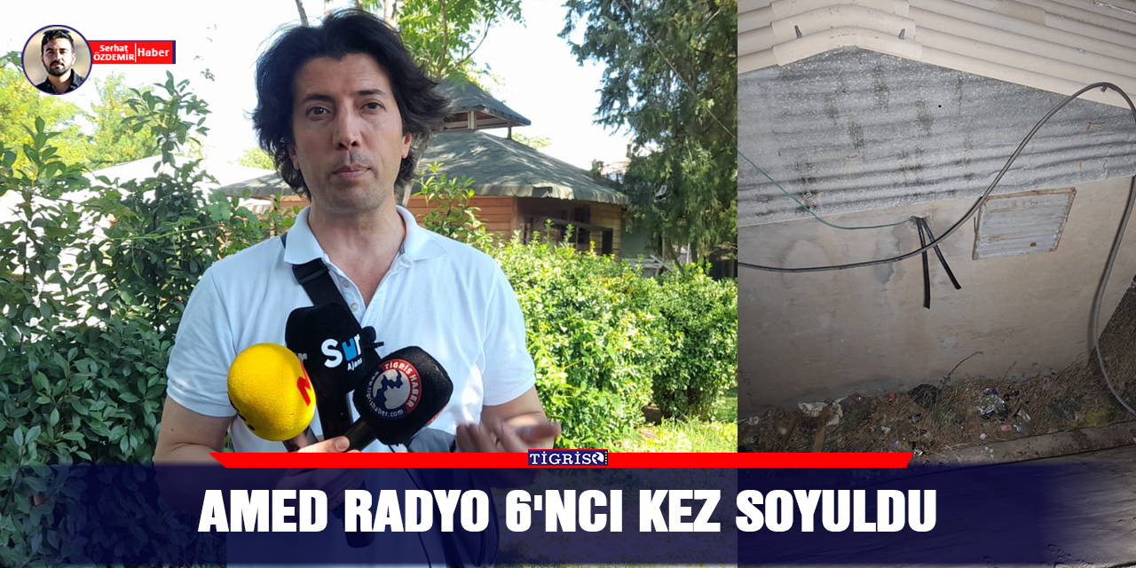 VİDEO - Amed radyo 6'ncı kez soyuldu