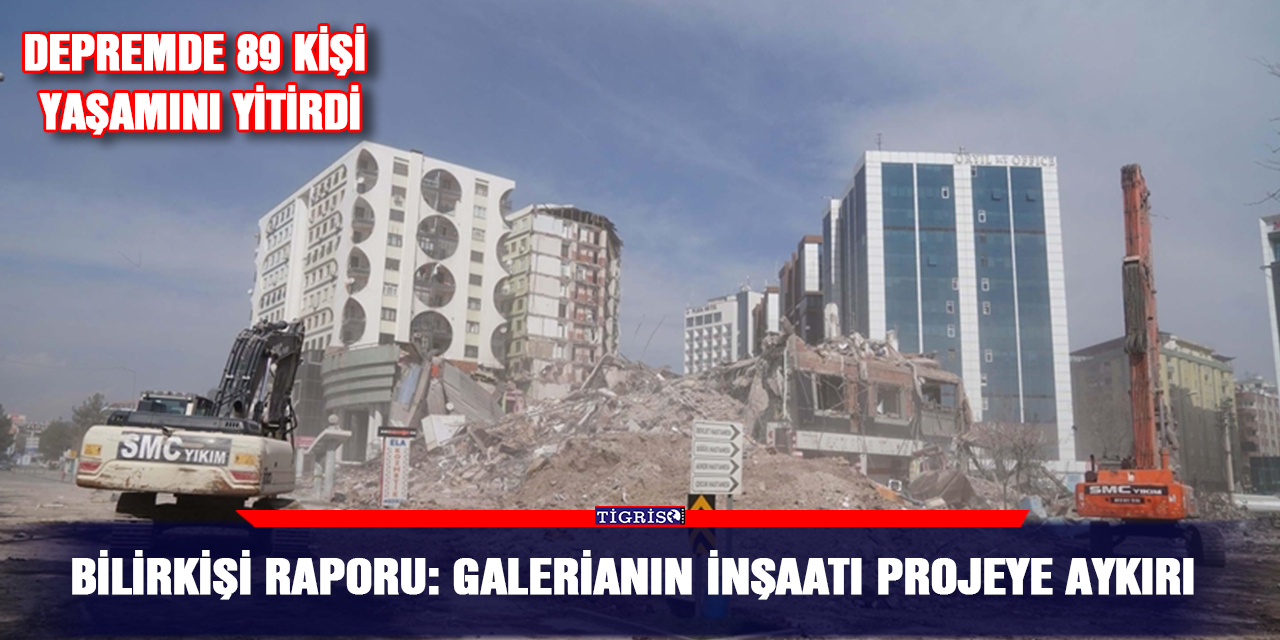 Bilirkişi raporu: Galerianın inşaatı projeye aykırı