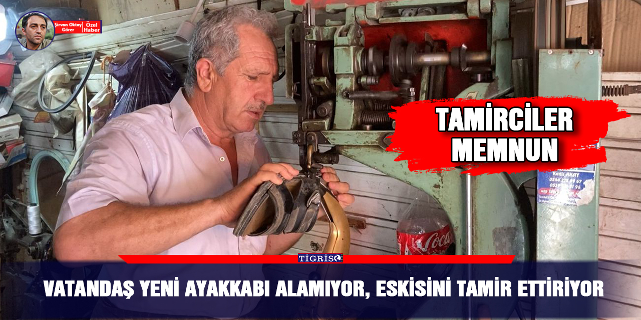 VİDEO - Vatandaş yeni ayakkabı alamıyor, eskisini tamir ettiriyor