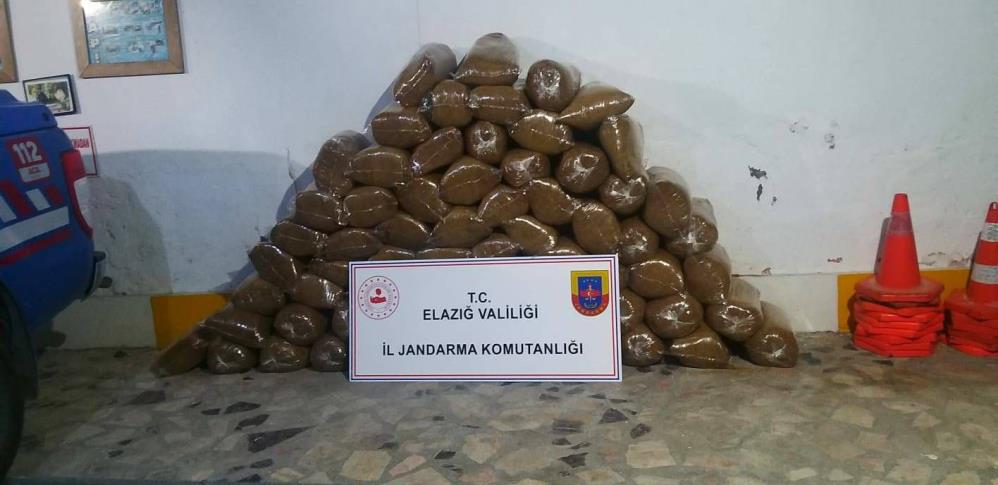 Elazığ’da kaçak tütün operasyonu