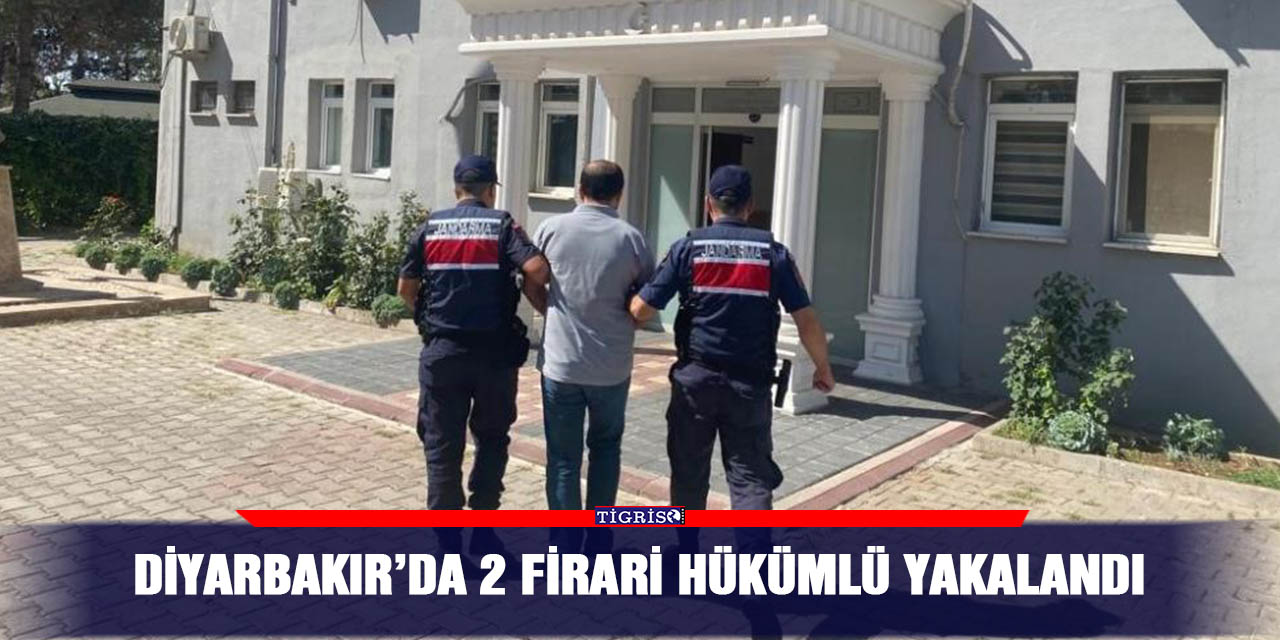 Diyarbakır’da 2 firari hükümlü yakalandı