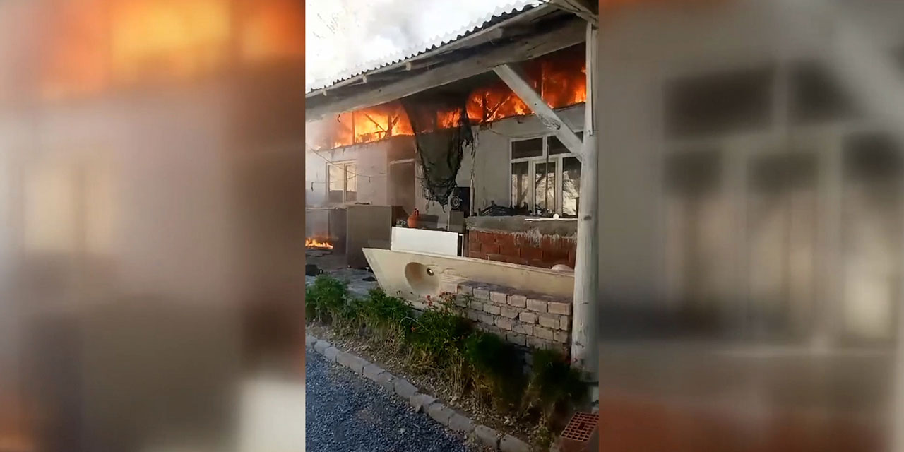 Buzdolabının patlaması sonucu yangın çıktı