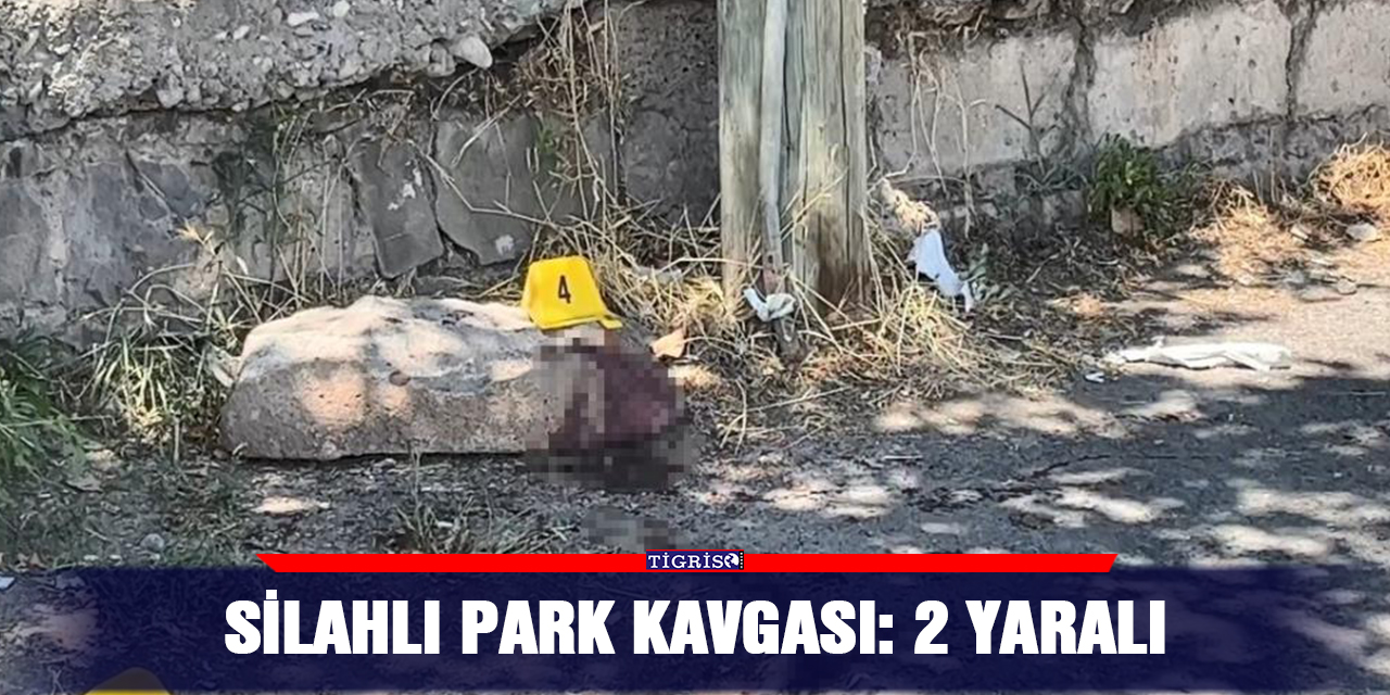 Silahlı park kavgası: 2 yaralı
