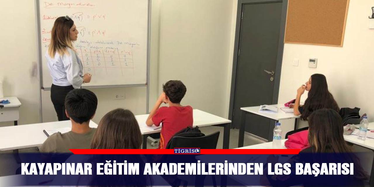 Kayapınar Eğitim Akademilerinden LGS başarısı