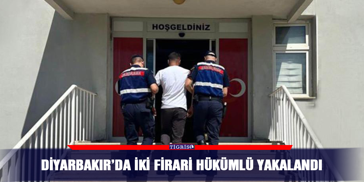 Diyarbakır’da iki firari hükümlü yakalandı