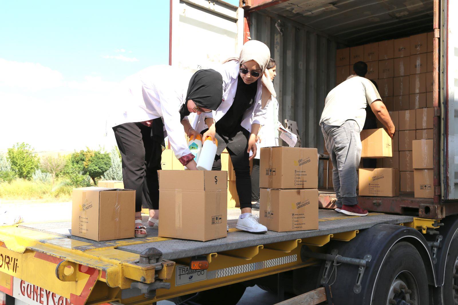 Siirt’ten Libya’ya hijyen ürünü ihracı