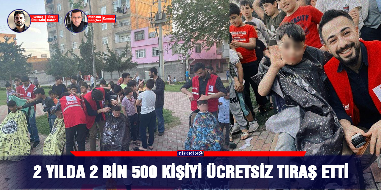 VİDEO - 2 yılda 2 bin 500 kişiyi ücretsiz tıraş etti