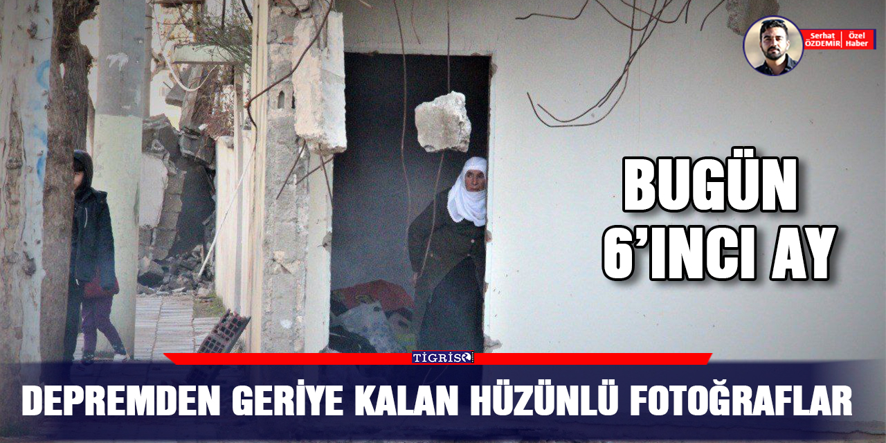 Depremden geriye kalan hüzünlü fotoğraflar