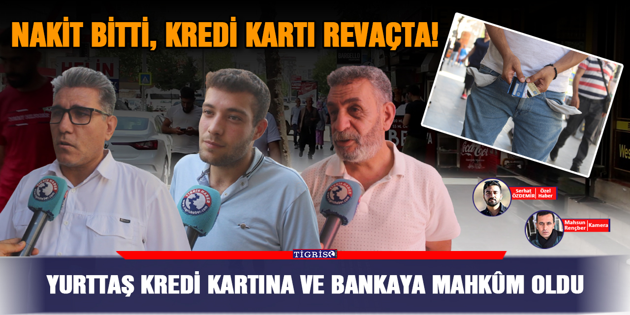 VİDEO - Yurttaş kredi kartına ve bankaya mahkûm oldu