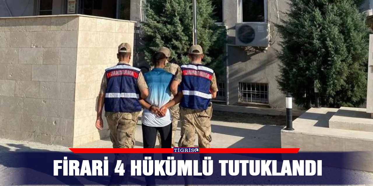 Firari 4 hükümlü tutuklandı
