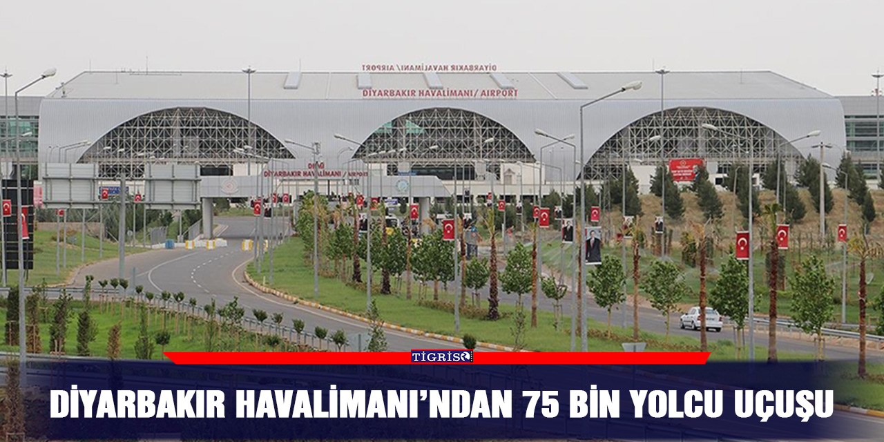 Diyarbakır Havalimanı’ndan 75 bin yolcu uçuşu