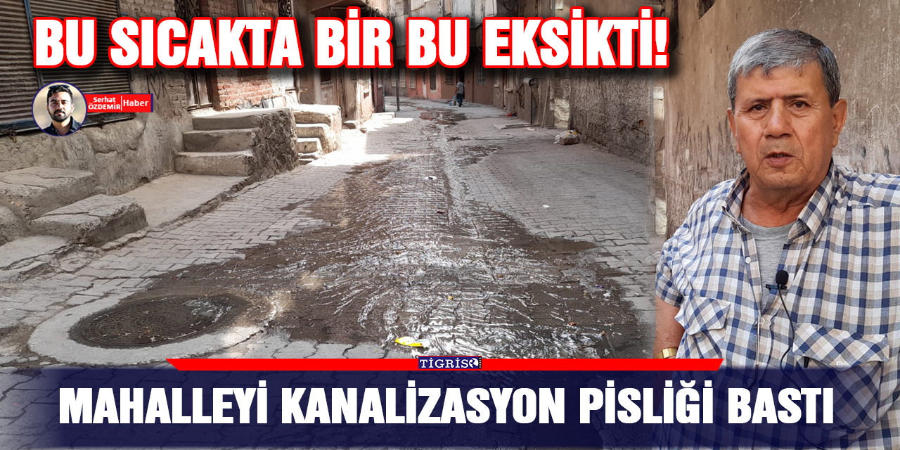 VİDEO - Mahalleyi kanalizasyon pisliği bastı