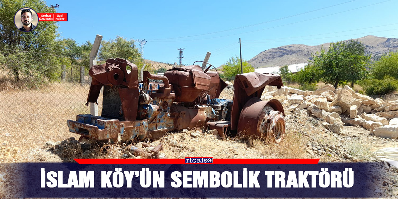 İslam köy’ün sembolik traktörü