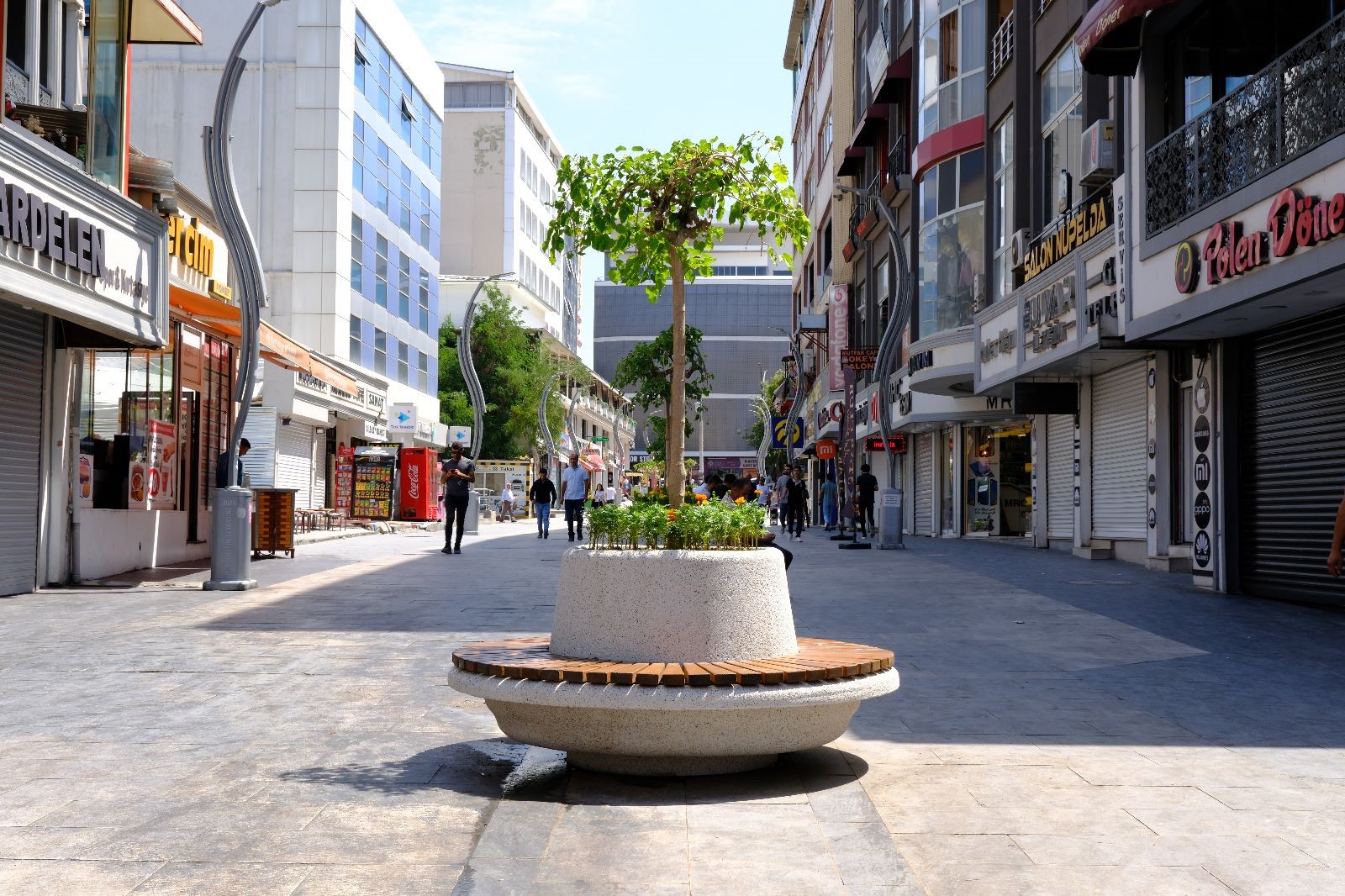 Van İpek yoluna peyzaj çalışması